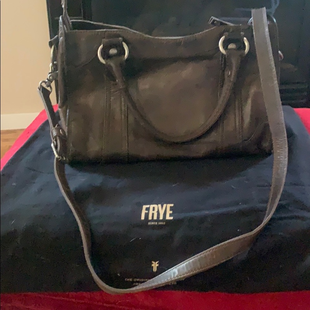 Frye Melissa Washed Leather Satchel
